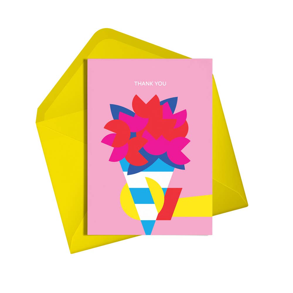 Flowers Thank You Card