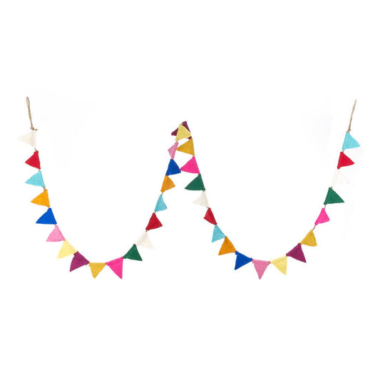 Handmade Felt Mini Festival Bunting Decoration