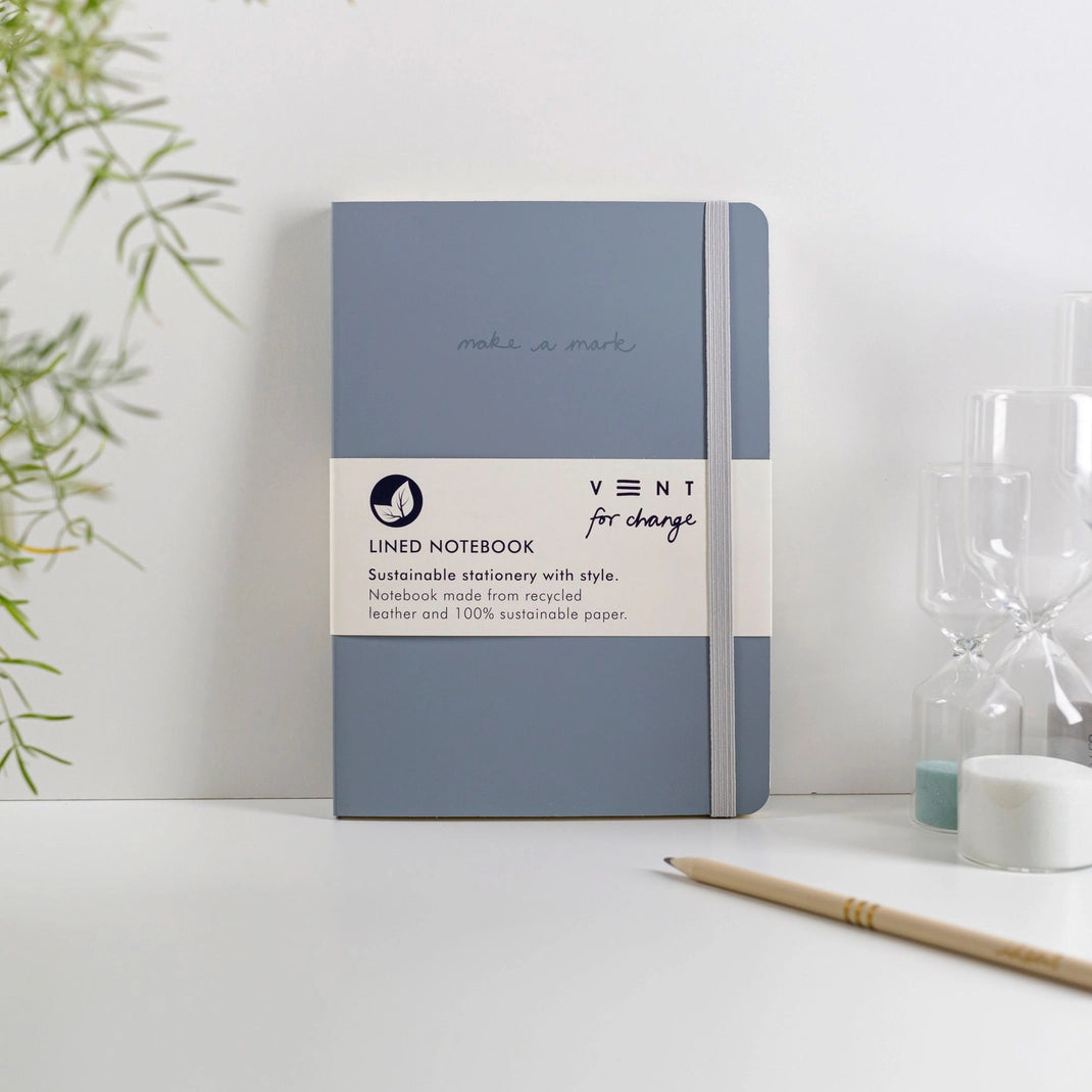 Recycled Leather A5 Make a Mark notebook