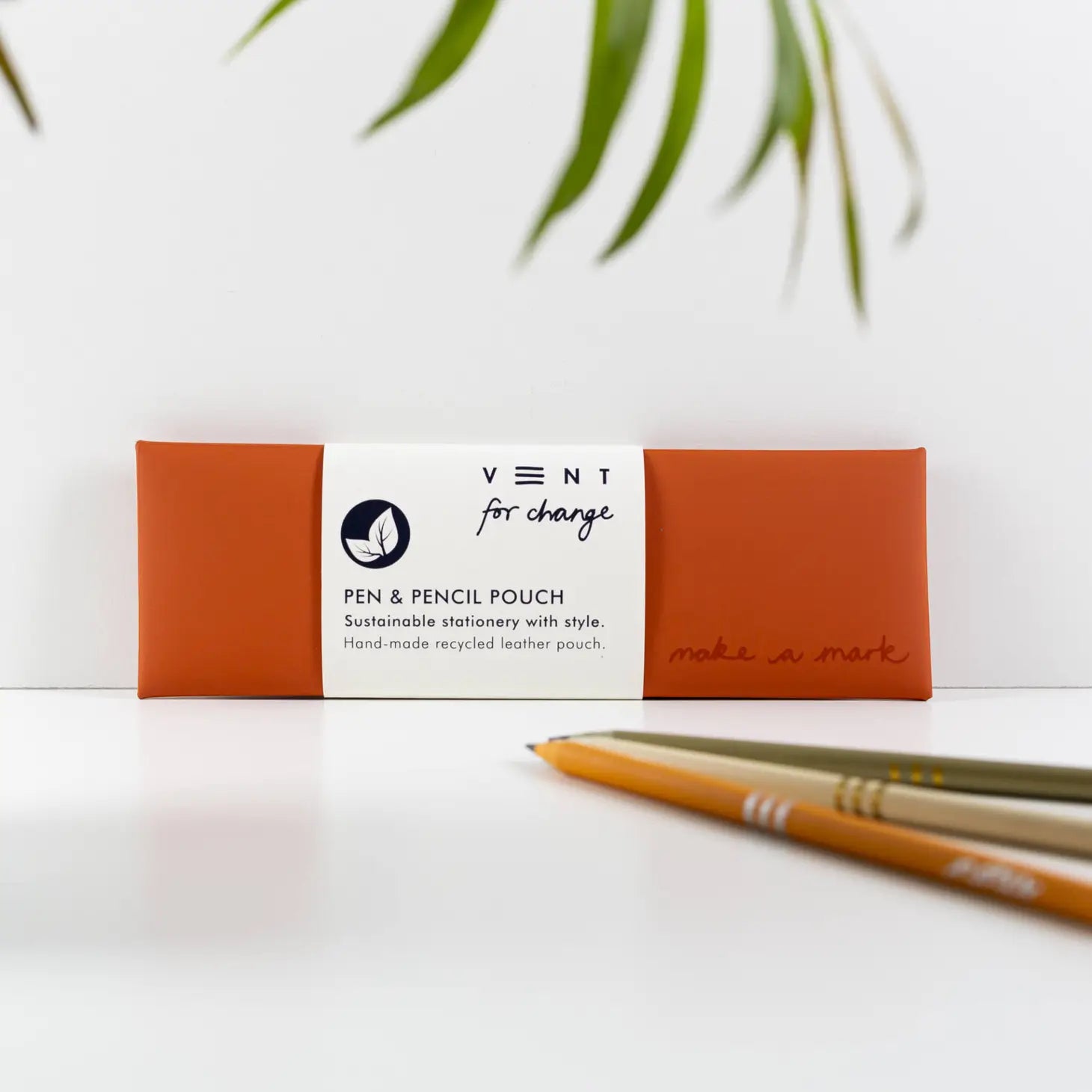 Recycled Leather Pen / Pencil Pouches