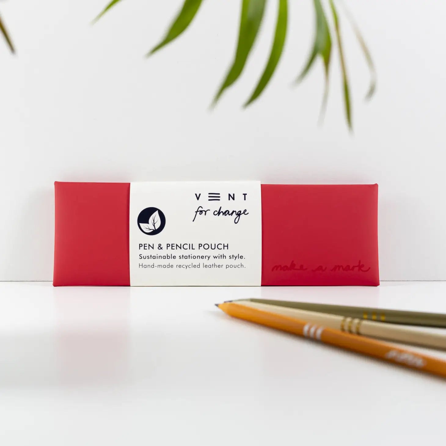 Recycled Leather Pen / Pencil Pouches