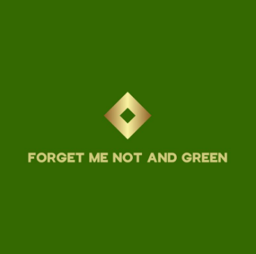 Forget Me Not And Green Gift Card