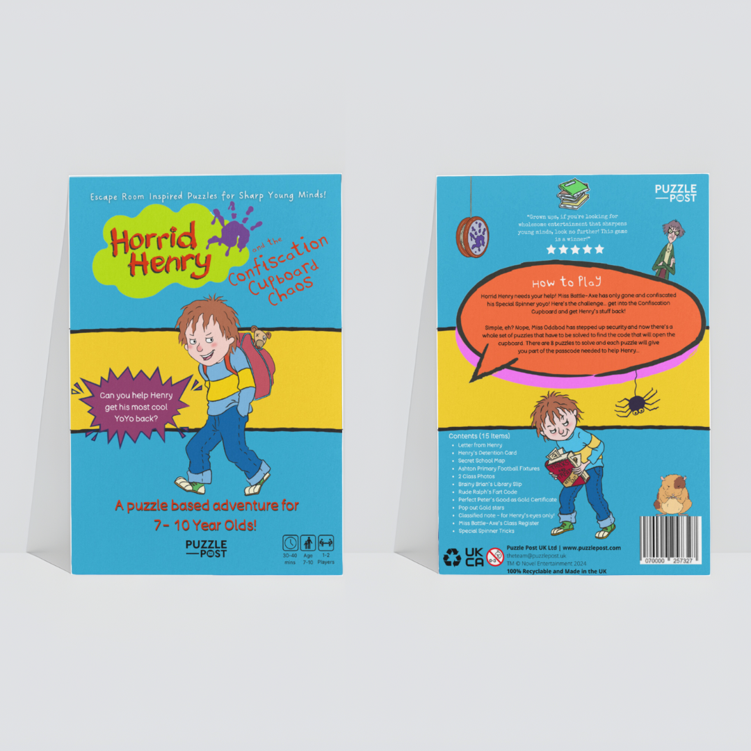Horrid Henry and the Confiscation Cupboard Chaos Puzzle Post