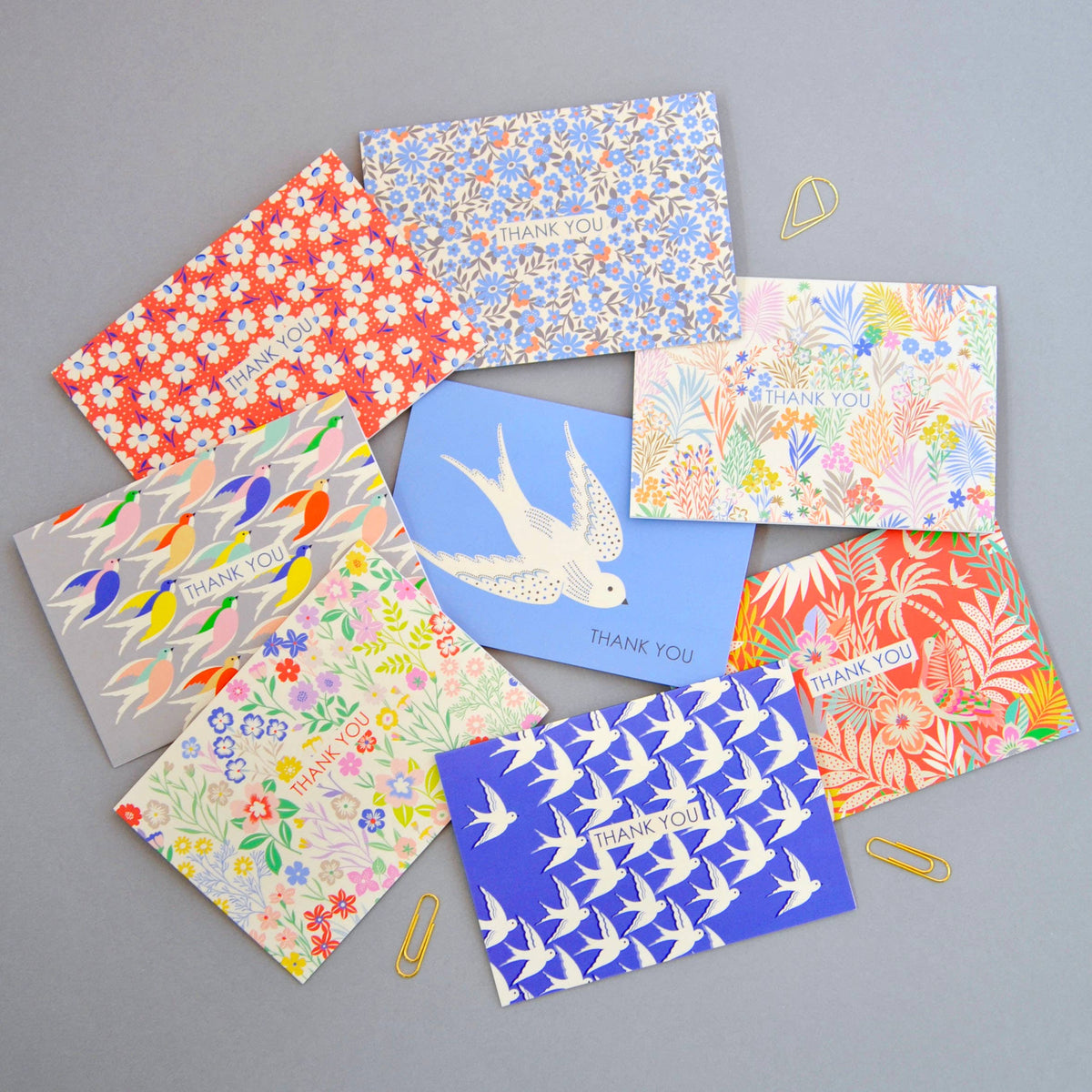 Pic n Mix Thank You Card Set with ribbon
