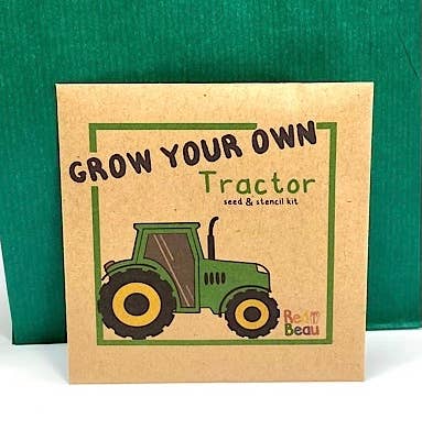Green Tractor Seed & Stencil Pack